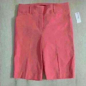 REITMANS | Women's Peachy/Orange Iconic Pull On Stretchy  Bermuda Shorts